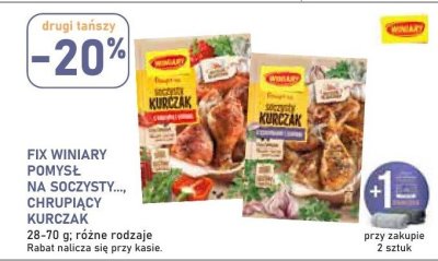 Fix winiary pomysł na soczyste chrupiące kurczaki promocja w Stokrotka