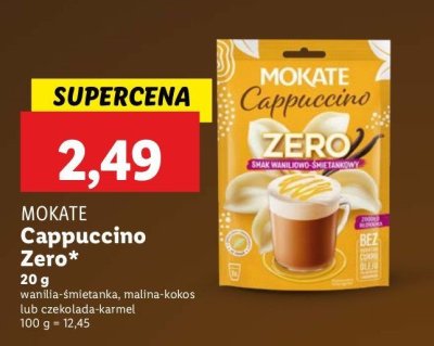 Cappuccino zero waniliowo- 艣mietankowe Mokate cappuccino promocja