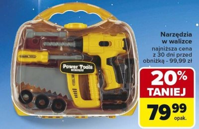 Narzędzia w walizce Power Tools promocja w Carrefour