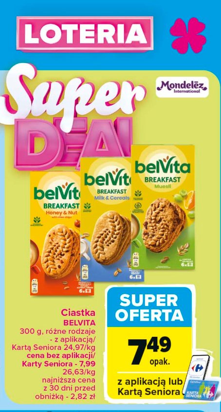 Ciastka zbożowe Belvita promocja