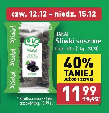 Śliwki suszone Bakal promocja