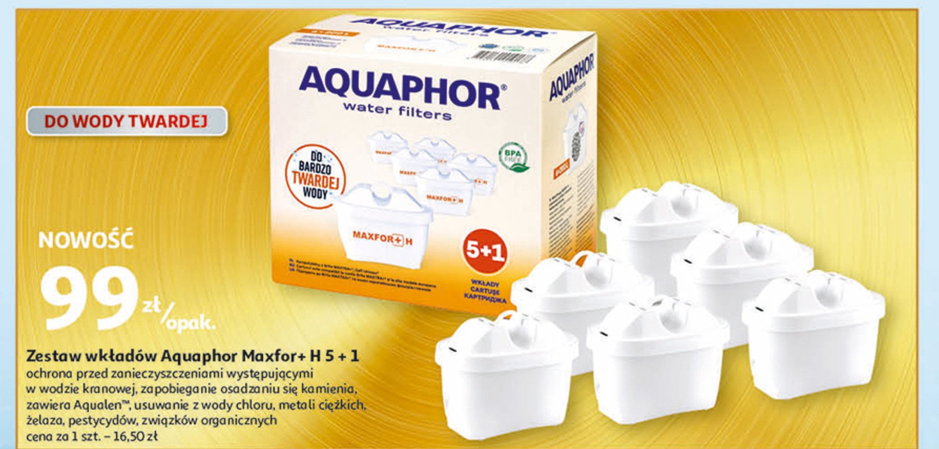 Wkład b100-25 maxfor Aquaphor promocja
