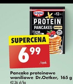 Pancakes waniliowe proteinowe Dr. oetker promocja