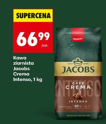 Kawa ziarnista Crema Intenso 1 kg promocja w Biedronka