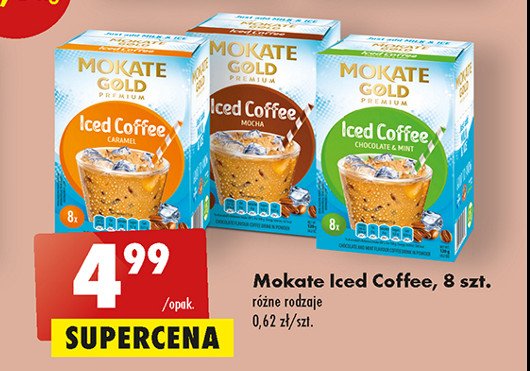 Iced coffee caramel Mokate gold promocja