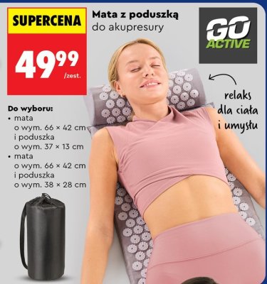 Mata z poduszką do akupresury promocja w Biedronka