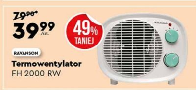 Termowentylator FH 2000 RW promocja w Biedronka