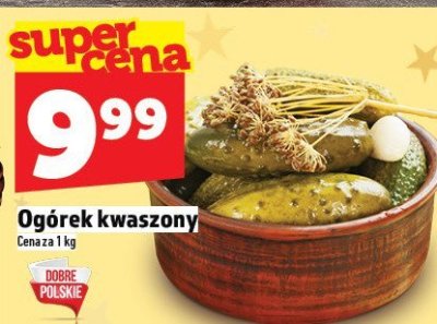Ogórek kwaszony promocja w TOPAZ