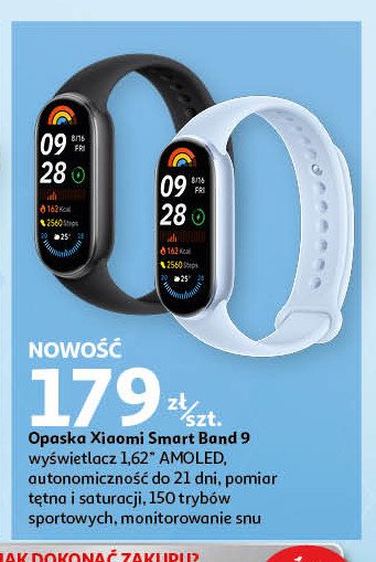 Opaska mi smart band 9 Xiaomi promocja