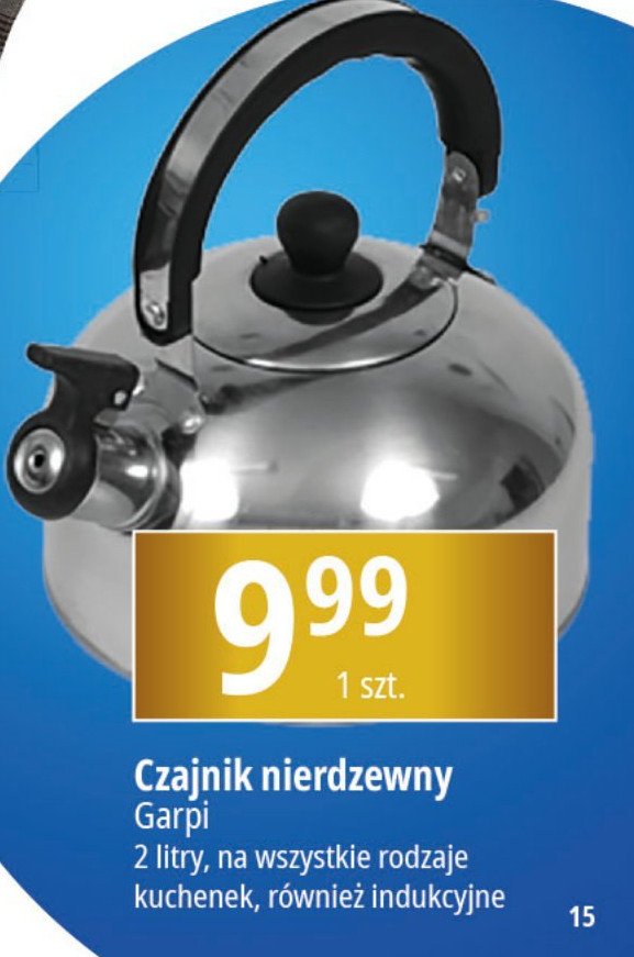 Czajnik indukcja 2 l Garpi promocja