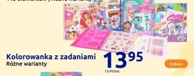 Kolorowanka z zadaniami promocja w Action