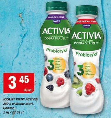 Jogurt pitny Activia promocja w Chorten