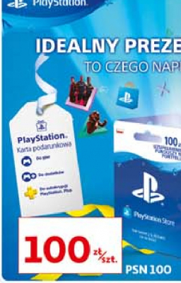 Karta playstation psn 100 z艂 promocja