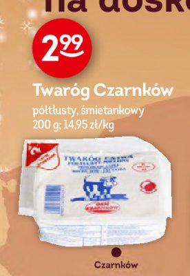 Twaróg półtłusty extra Osm czarnków promocja w SPAR