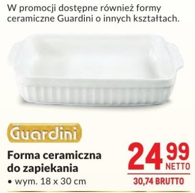 Forma ceramiczna do zapiekania Guardini promocja w Makro