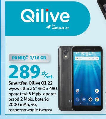 Smartfon q1 22 Qilive promocja