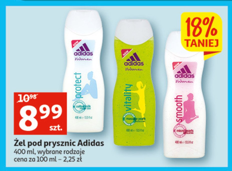 Żel pod prysznic Adidas protect Adidas cosmetics promocja