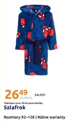 Szlafrok rozmiary 92-128 promocja w Action