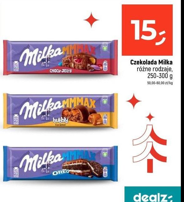 Czekolada bubbly Milka mmmax promocja