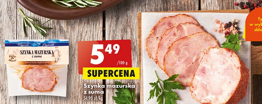 Szynka mazurska z suma Ryby z mazur promocja