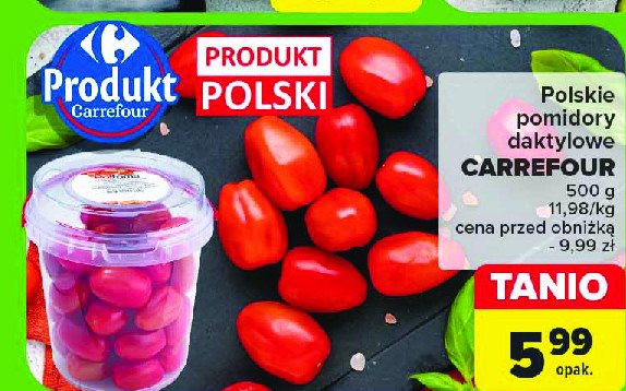 Pomidory daktylowe Carrefour promocja
