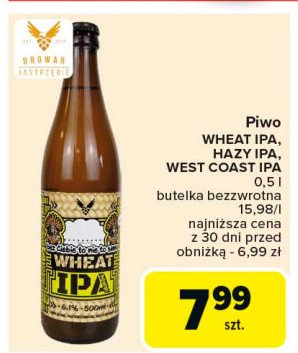 Piwo Browar jastrzębie hazy ipa promocja w Carrefour