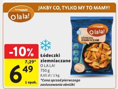Łódeczki ziemniaczane O LA LA! promocja w Intermarche