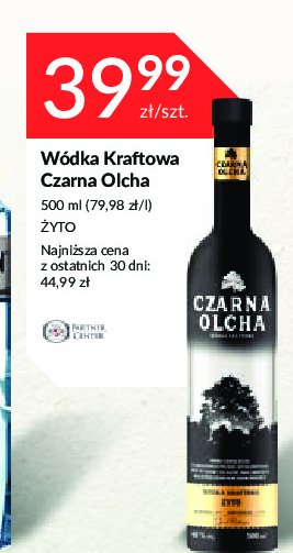Wódka Czarna olcha promocja