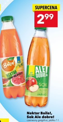 Nektar Ballai, Sok Ale dobre! czerwony grejpfut, jabłko 1 l promocja w LEWIATAN