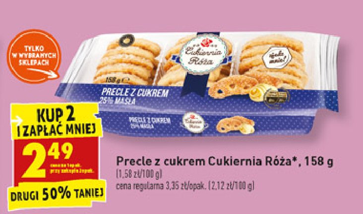 Precle z cukrem Cukiernia r贸偶a promocja