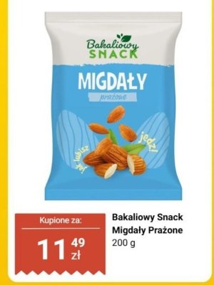 Migdały Prażone 200 g promocja w Dino