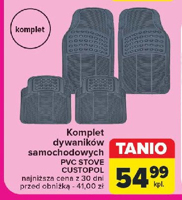 Komplet dywaników stove Custopol promocja