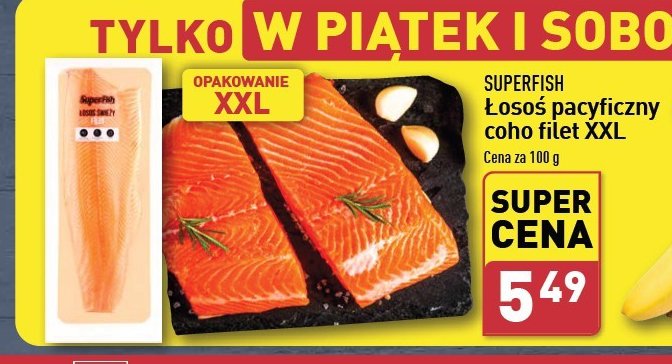 Łosoś pacyficzny Superfish promocja