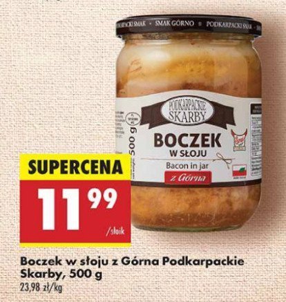 Boczek z górna Podkarpackie skarby promocja