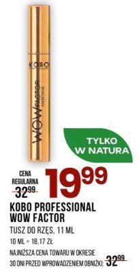 Tusz do rz臋s promocja w Drogerie Natura