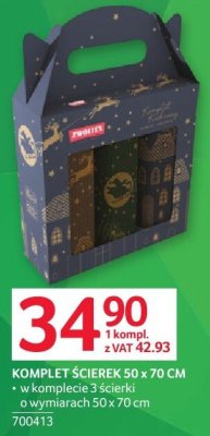 Komplet ścierek 50 x 70 cm promocja w Selgros