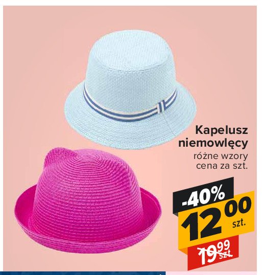 Kapelusz niemowlęcy promocja