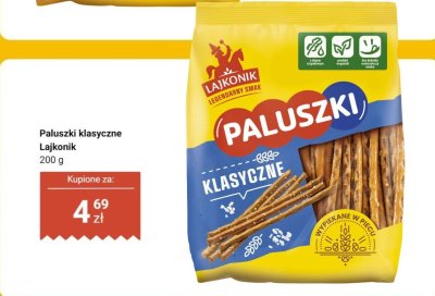 Paluszki klasyczne  promocja w Biedronka