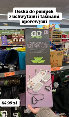 Deska do pompek z uchwytami i taśmami oporowymi  promocja w Biedronka