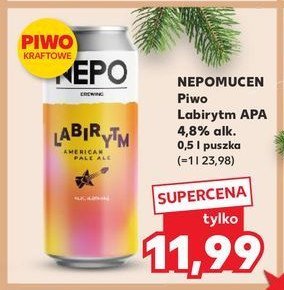 Piwo Nepo labirynth apa promocja w Kaufland