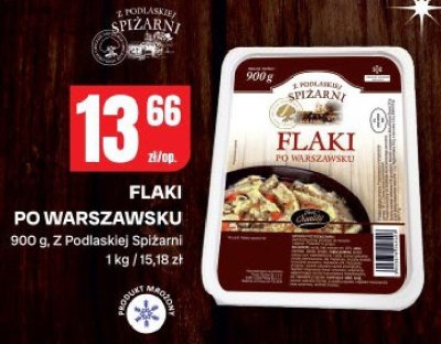 Flaki po Warszawsku Z Podlaskiej Spiżarni promocja w Chorten