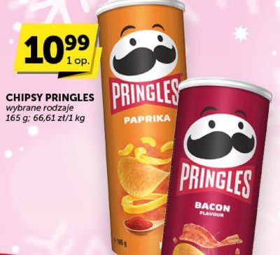 Chipsy Pringles wybrane rodzaje promocja w ABC
