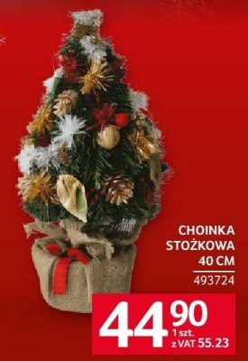 Choinka stożkowa 40 cm promocja w Selgros