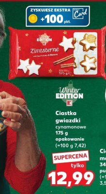 Ciastka gwiazdki cynamonowe Winter Edition 175g  promocja w Kaufland