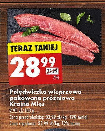 Polędwiczka wieprzowa Kraina mięs promocja