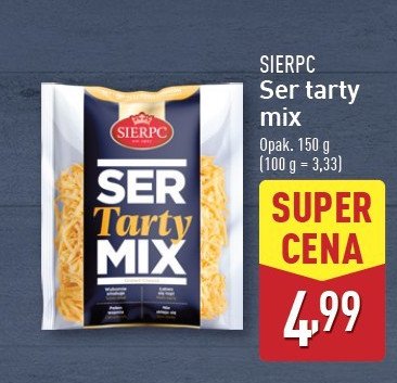 Ser żółty tarty mix Sierpc promocja w Aldi