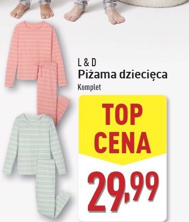 Piżama dziewczęca 122-158 L&d promocja