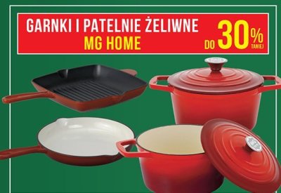 Garnki i patelnie żeliwne DO -30% promocja w Biedronka
