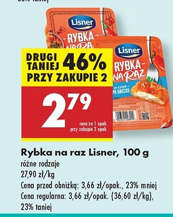 Rybka po grecku Lisner promocja