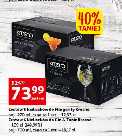 Kieliszki gin&tonic harmony 700 ml Krosno s.a. promocje
